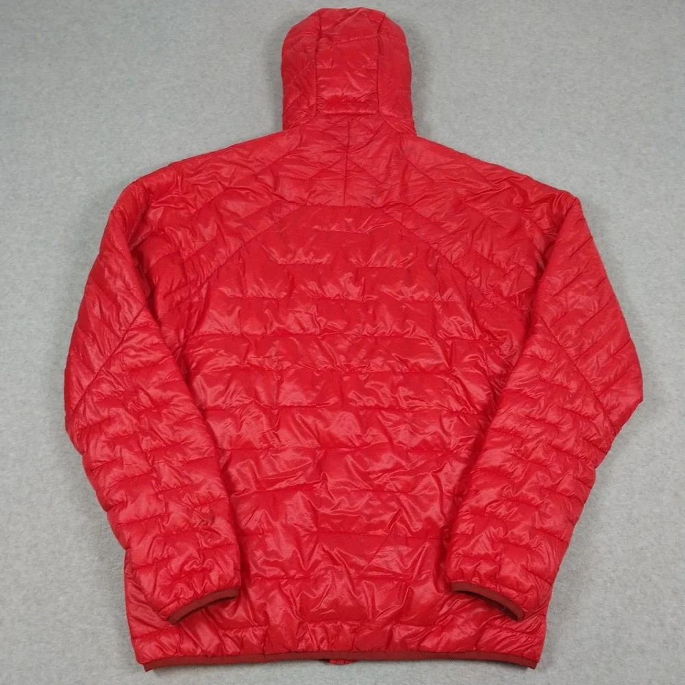 Patagonia Jacket Mens Medium Fire Red Micro Puff Hoody 84030 Insulated Puffer